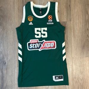 Panathinaikos Euroleague Official Game Worn Jersey